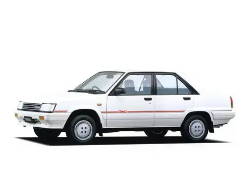 Toyota Tercel (AL20, AL21, AL25) 2 поколение, седан (05.1982 - 10.1989)